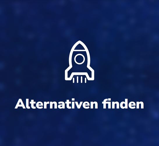 Screenshot Alternativen finden Screenshot Alternativen finden