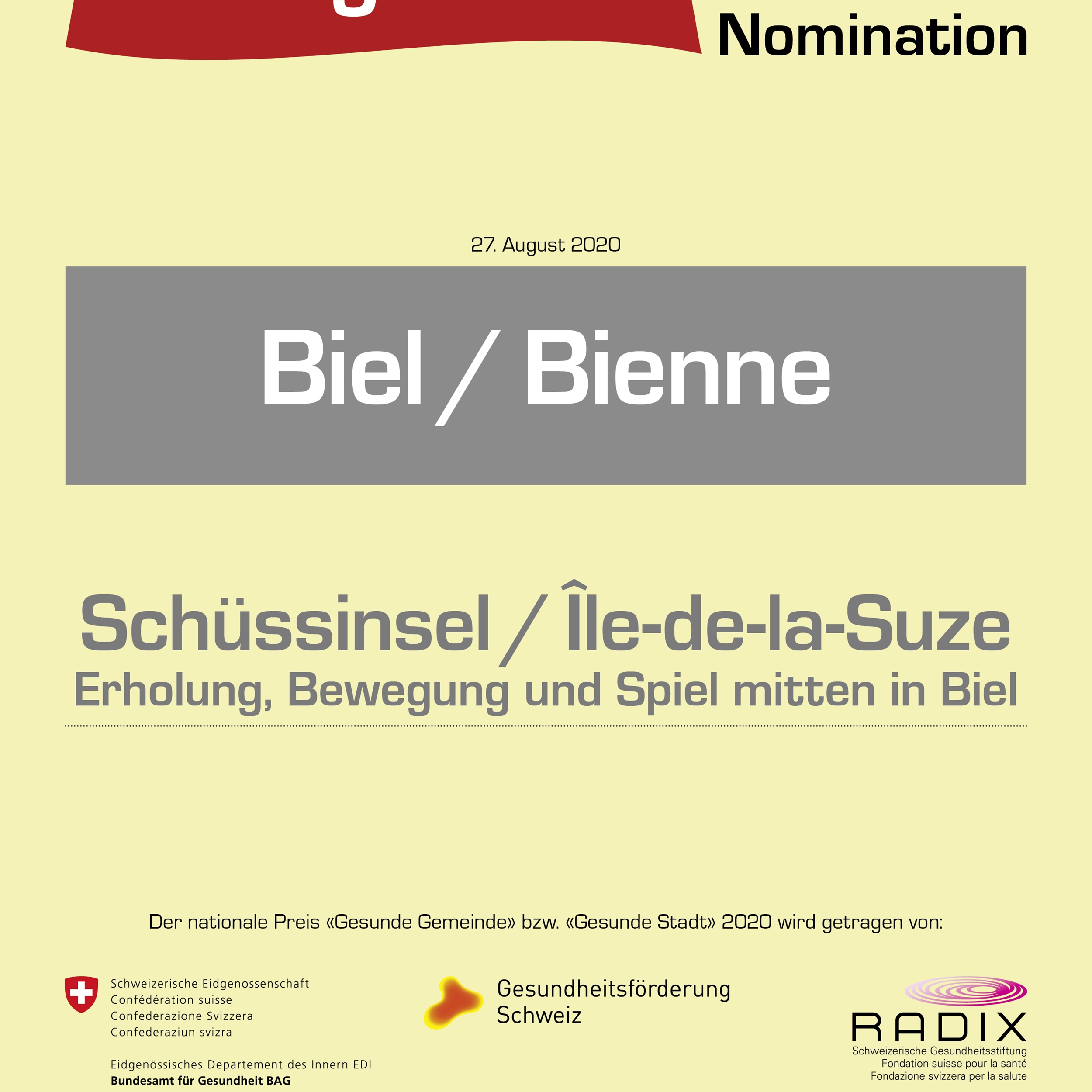 Gg Nomination 2020 Biel Bienne