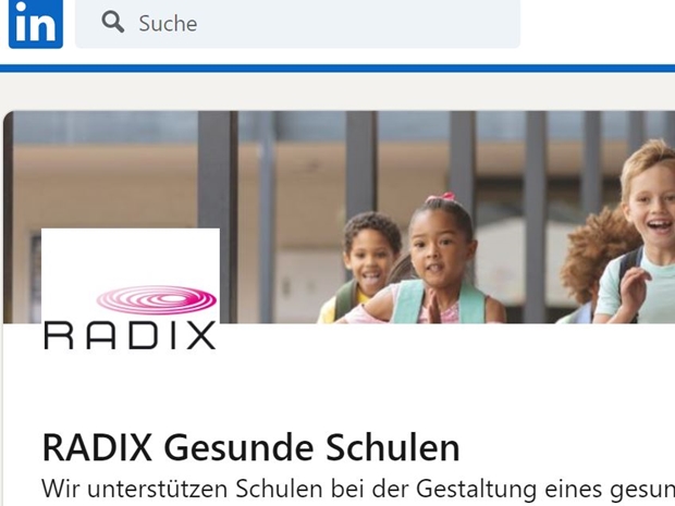 Linkedin RADIX Gesunde Schulen