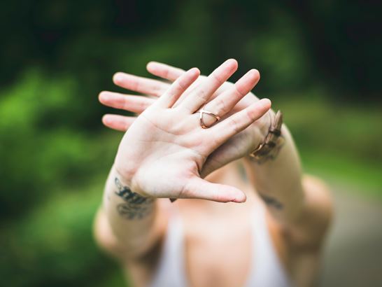 Stopp Hände Stopp Hände